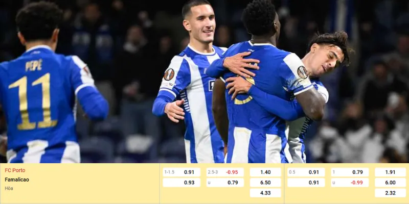 Chi tiết kèo Porto vs Famalicao
