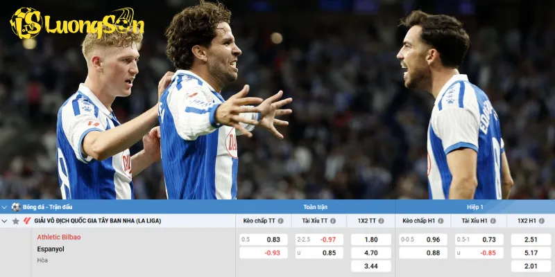 Chi tiết kèo Athletic Club vs Espanyol