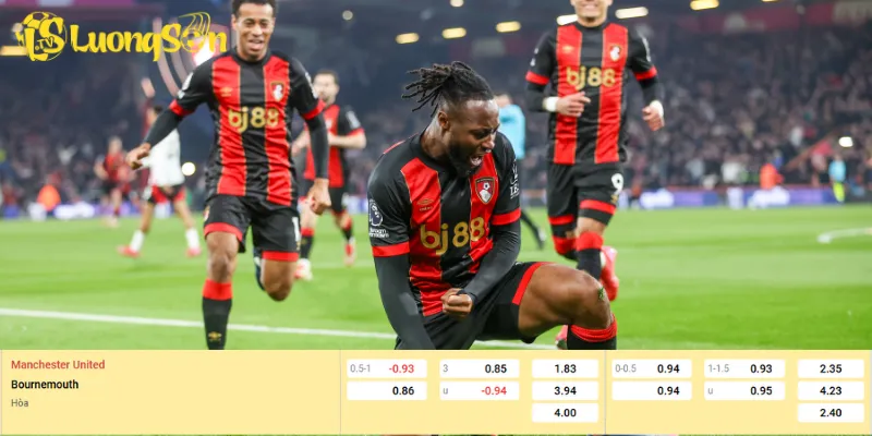 Chi tiết từng kèo trận Man United vs Bournemouth