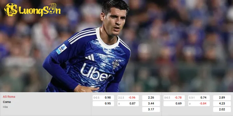 Chi tiết từng kèo trận Roma vs Como