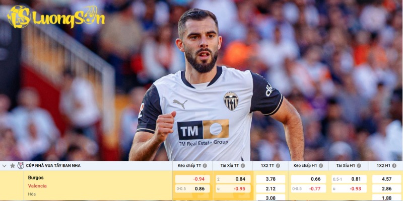 Chi tiết kèo Burgos CF vs Valencia