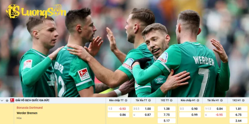 Chi tiết kèo Dortmund vs Bremen