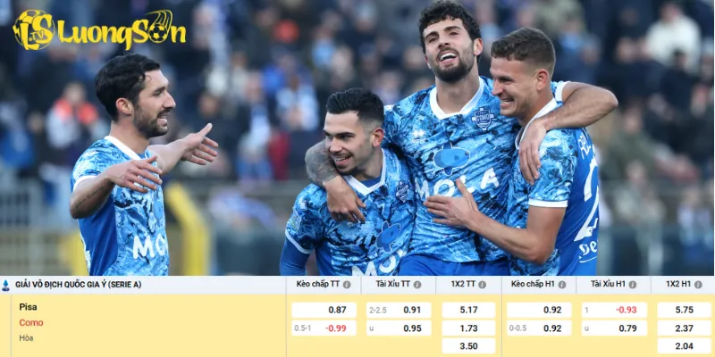 Chi tiết kèo Pisa vs Como