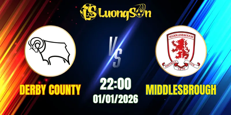 Soi Kèo Tài Xỉu, Phạt Góc Trận Derby County vs Middlesbrough, 22h00 Ngày 01/01