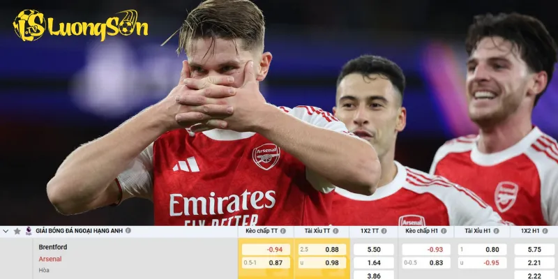Chi tiết kèo Brentford vs Arsenal