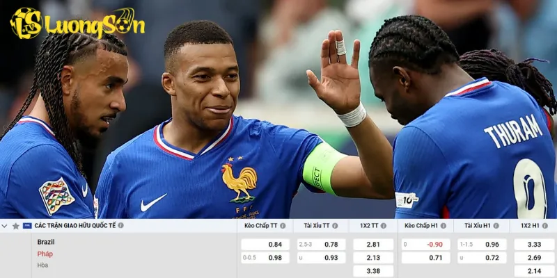 Chi tiết kèo Brazil vs Pháp