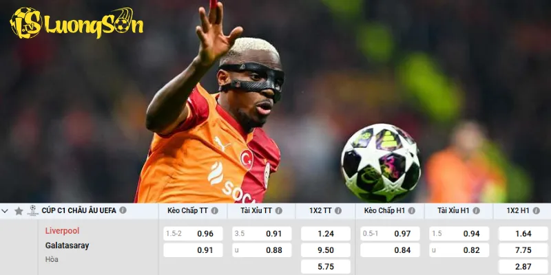 Chi tiết kèo Liverpool vs Galatasaray